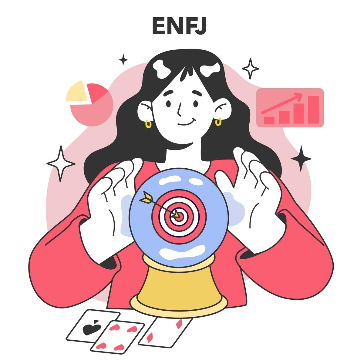 Nắm tay nhau và đi về phía trước, ENFJ tin vào sức mạnh của tập thể.