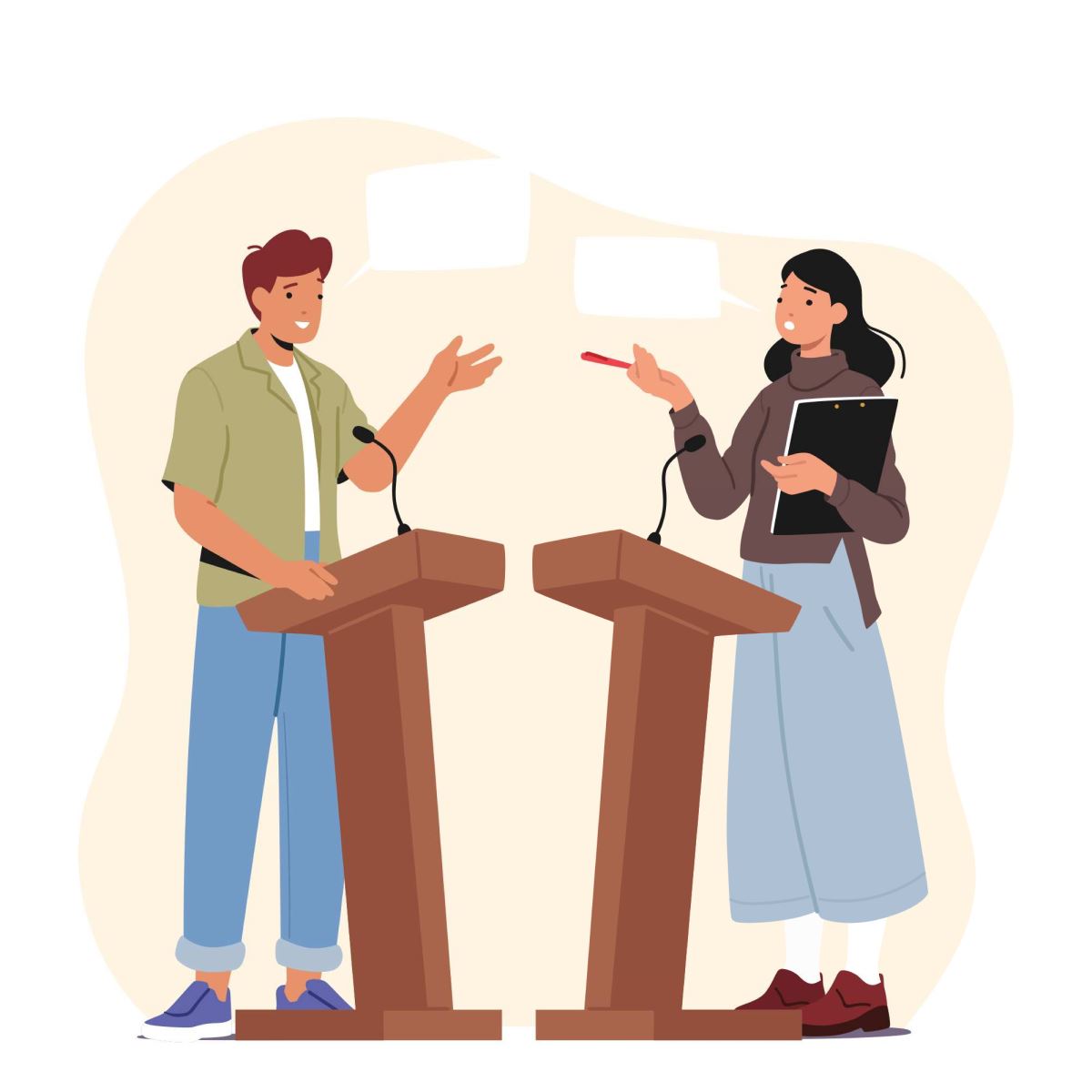 ENTP luôn sẵn sàng cho một cuộc tranh luận trí tuệ.