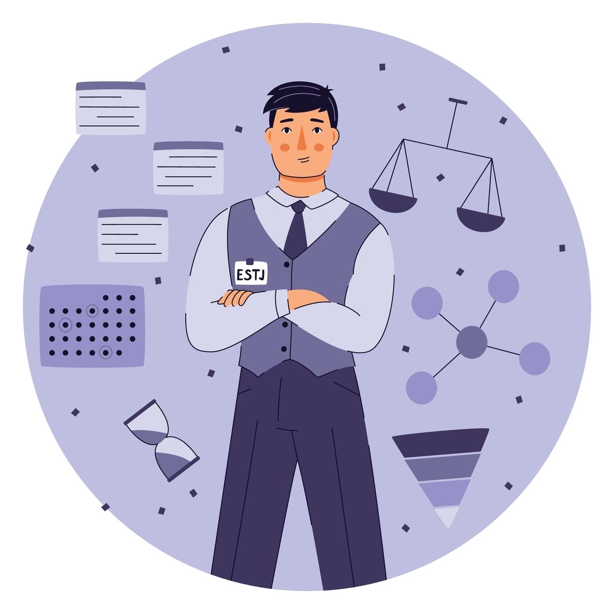 ESTJ với khả năng lãnh đạo với sự công bằng và khả năng quyết định minh bạch