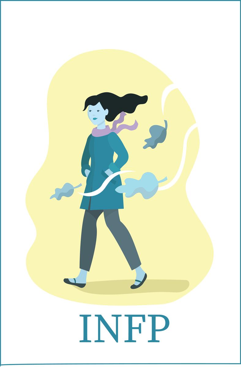 INFP sống bằng cảm xúc và tạo nên nghệ thuật cuộc sống.