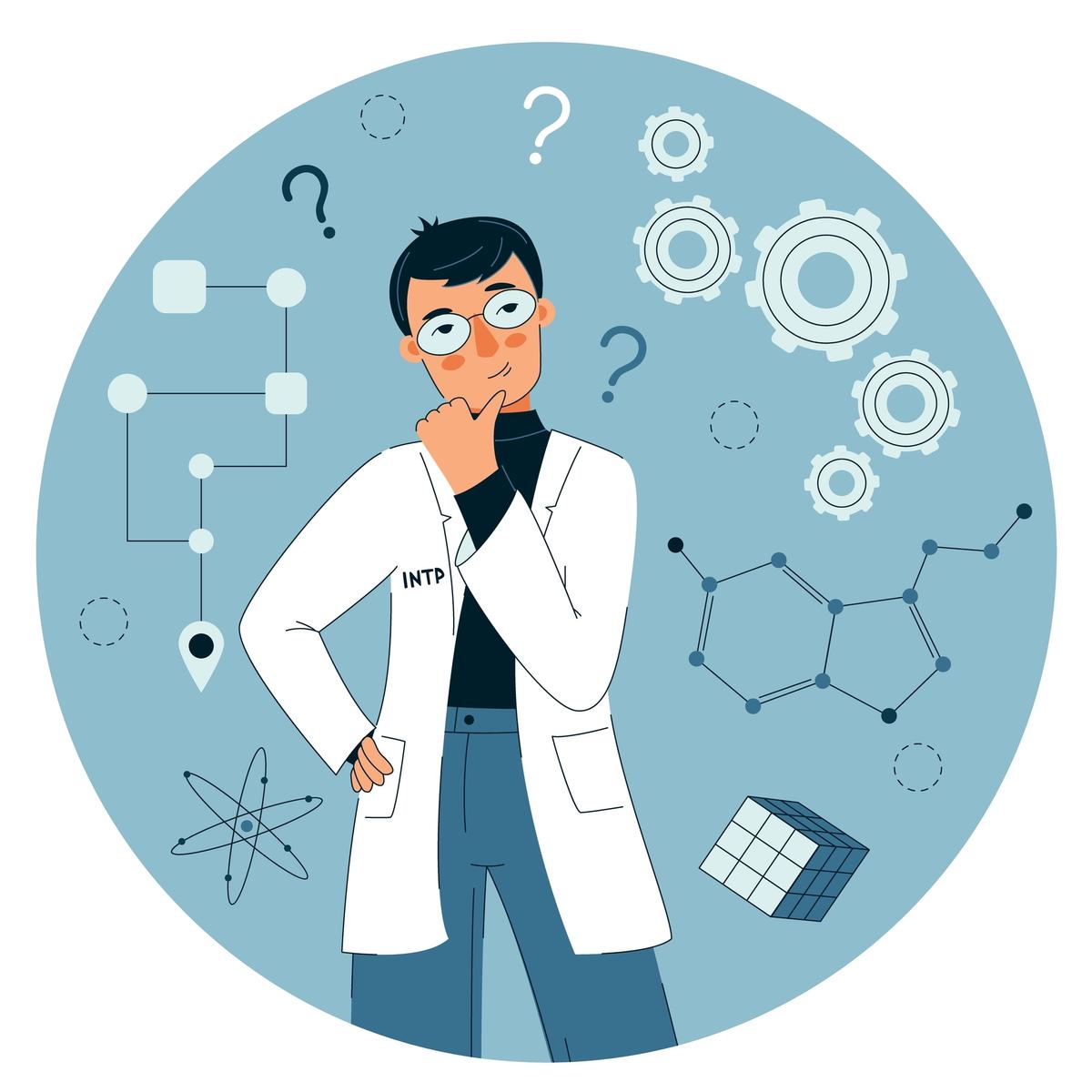 INTP kết hợp hoàn hảo giữa logic bén và tưởng tượng bất tận.